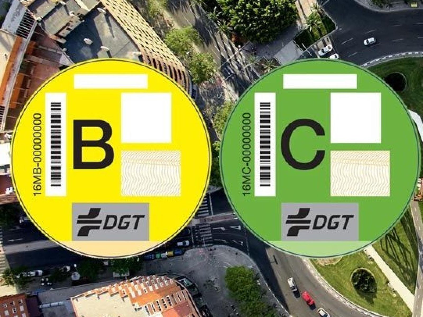 se puede circular por madrid con la etiqueta b de la dgt
